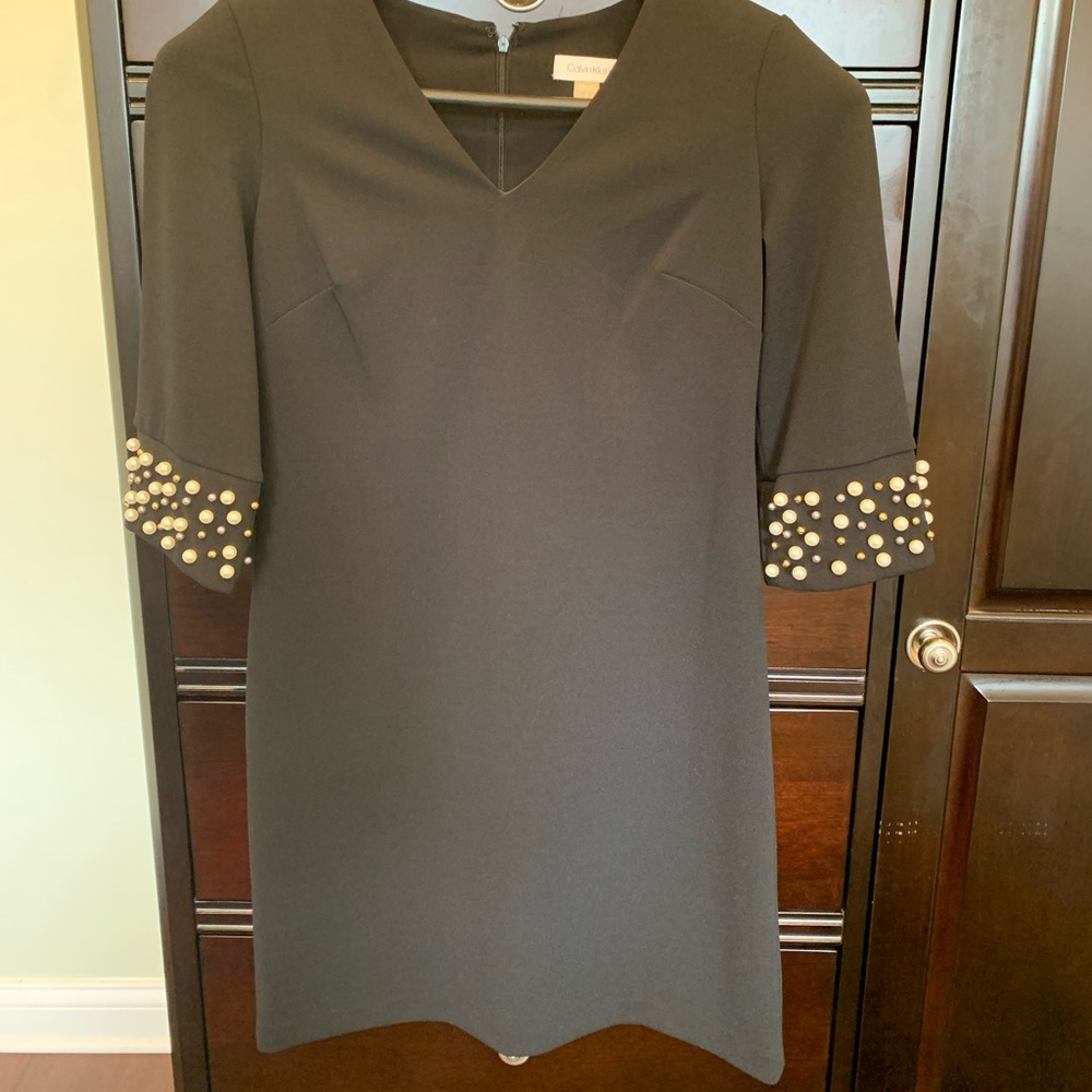 Calvin Klein pearl dress size 2